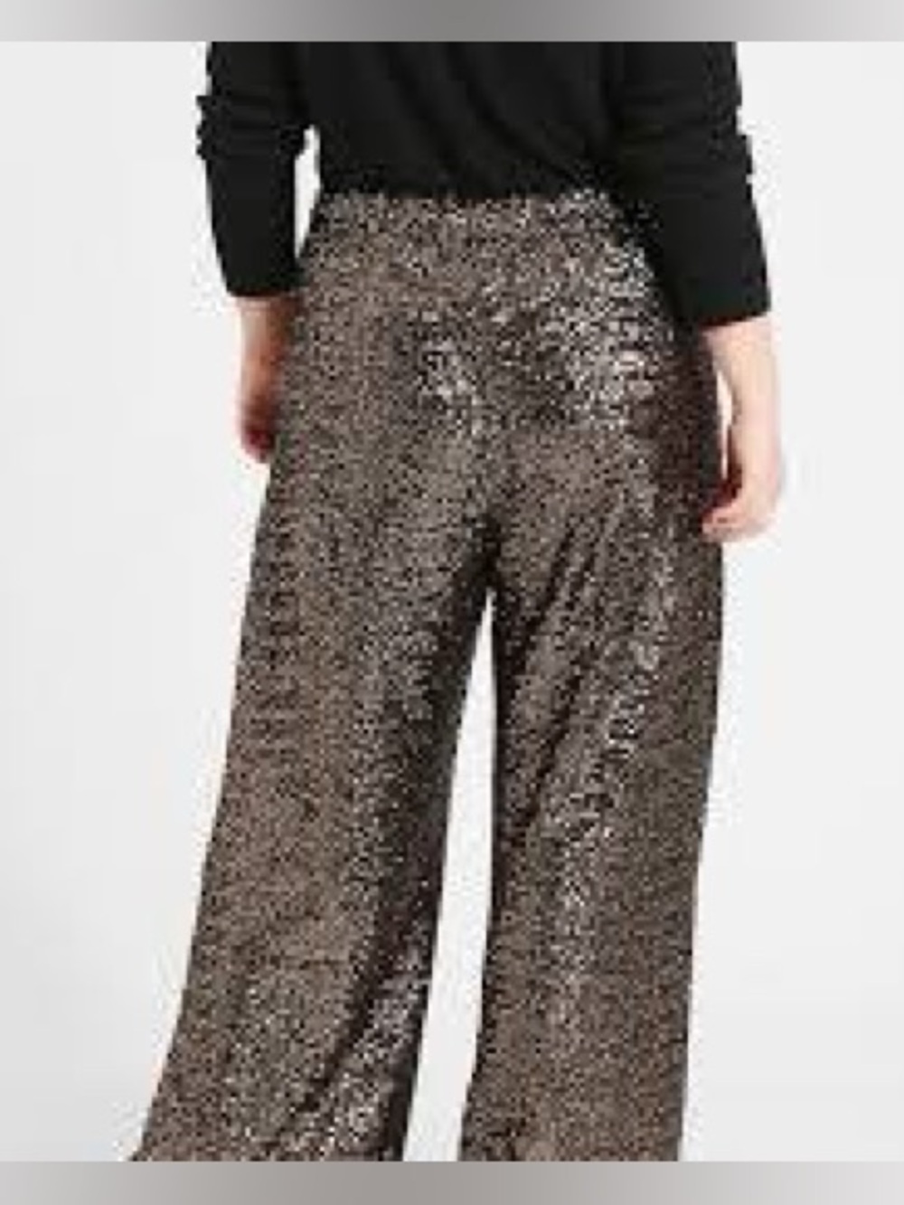 Banana Republic Wide-Leg Sequins Pants, XL